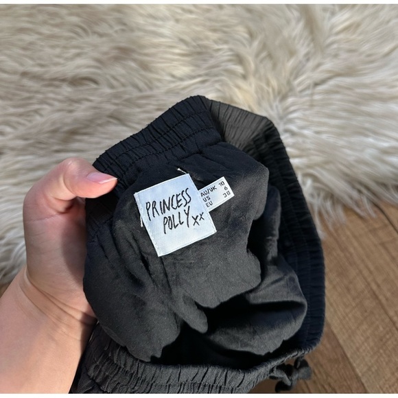 PRINCESS POLLY Khalil Shorts In Black - Picture 7 of 7